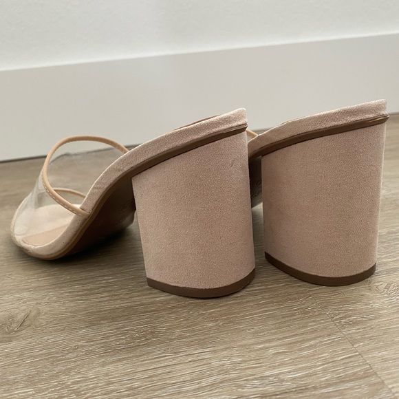 Who What Wear Suede & Vinyl Mule - Picture 3 of 4